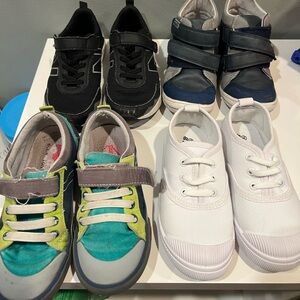 Lot of 4 little kids size 12 shoes see Kai run Wojtylko new balance